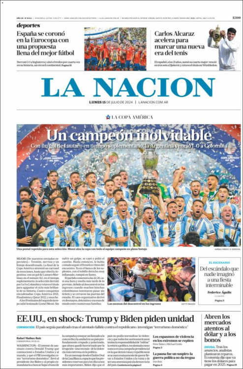 Las tapas de un nuevo título: así reflejaron los diarios el campeonato argentino