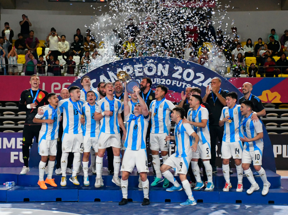 ¡Argentina es el campeón del Sudamericano Sub 20 de Futsal!