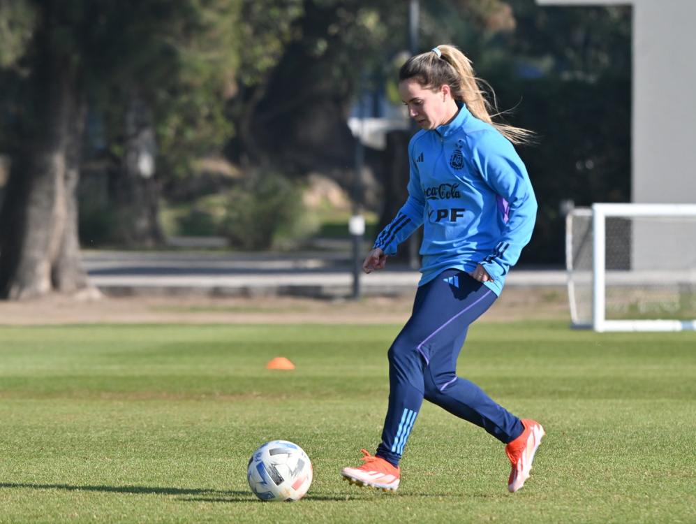 Último entrenamiento antes del segundo amistoso ante Uruguay
