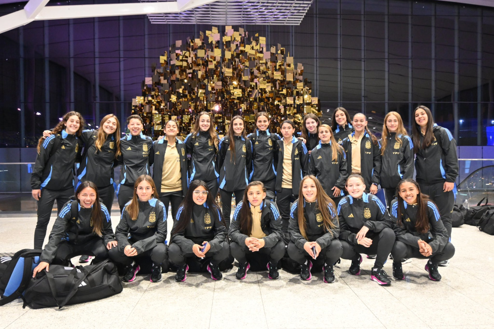 La Sub 20 Femenina arribó a Colombia para disputar el Mundial
